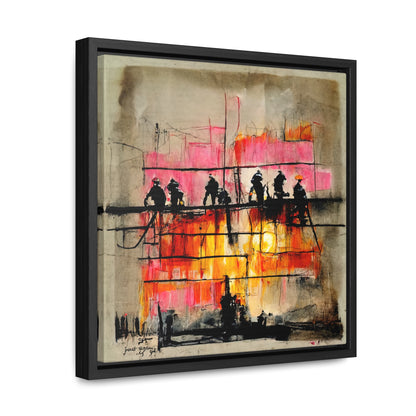 Land of the Sun 3, Valentinii, Gallery Canvas Wraps, Square Frame