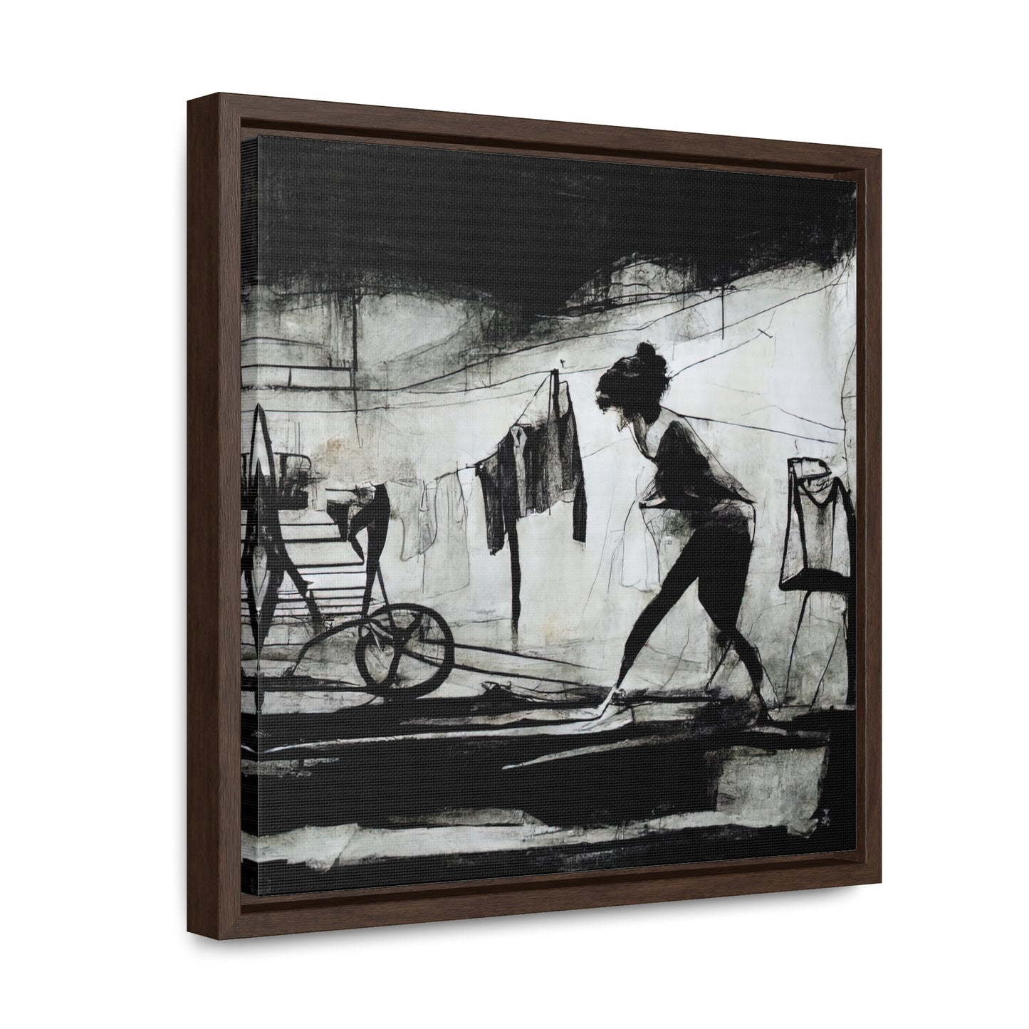 Domestic Memories 23, Valentinii, Gallery Canvas Wraps, Square Frame