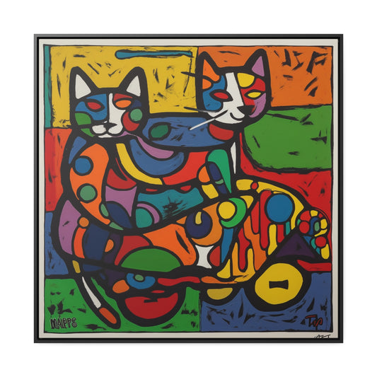 Cat 146, Gallery Canvas Wraps, Square Frame