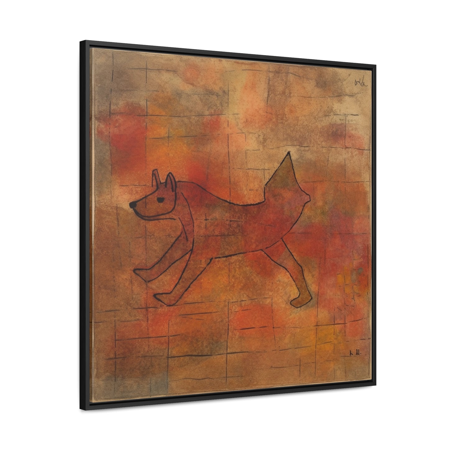 V Dog 2, Gallery Canvas Wraps, Square Frame