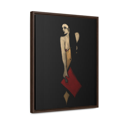 The Shadow Woman, Original Eduard Pavel, Gallery Canvas Wraps, Vertical Frame