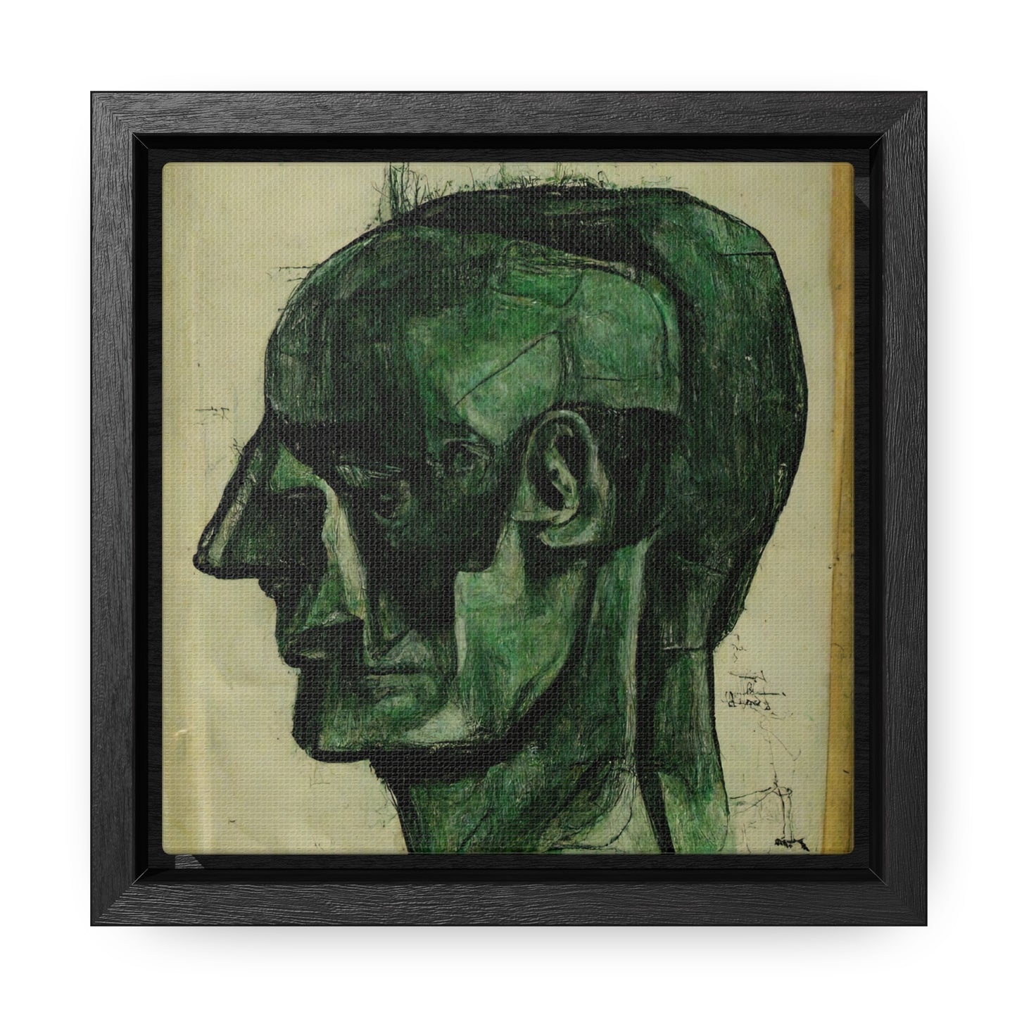 Heads 3, Valentinii, Gallery Canvas Wraps, Square Frame