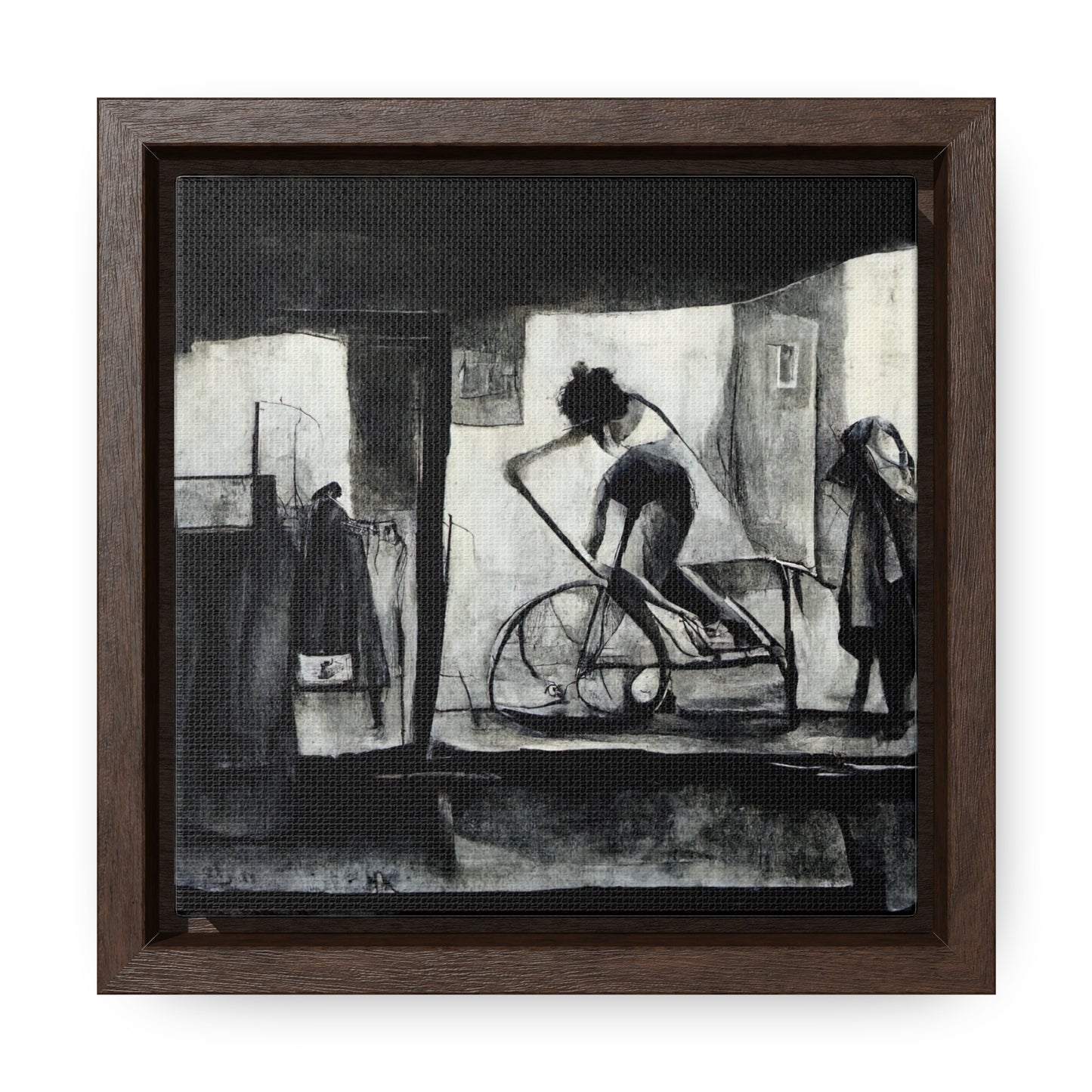 Domestic Memories 19, Valentinii, Gallery Canvas Wraps, Square Frame