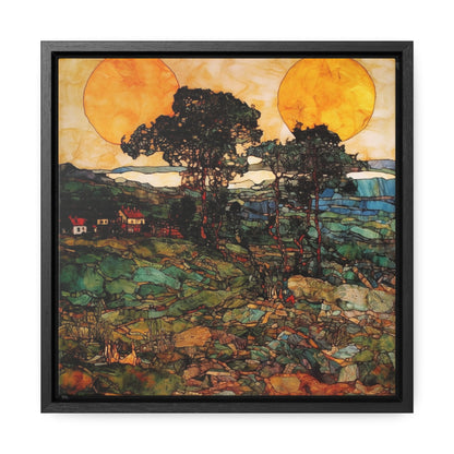 Land of the Sun 39, Valentinii, Gallery Canvas Wraps, Square Frame