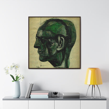 Heads 7, Valentinii, Gallery Canvas Wraps, Square Frame