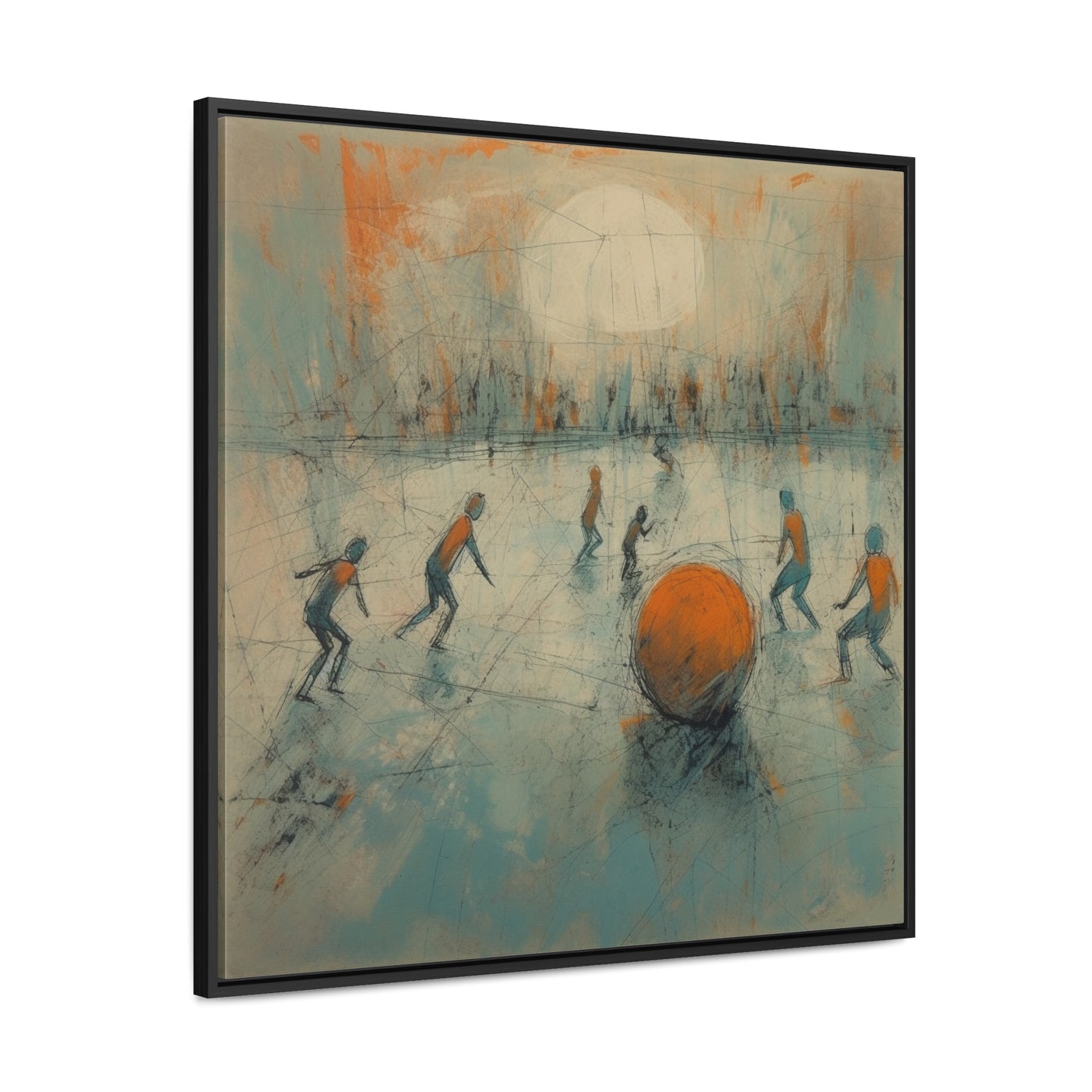 Childhood 19, Gallery Canvas Wraps, Square Frame