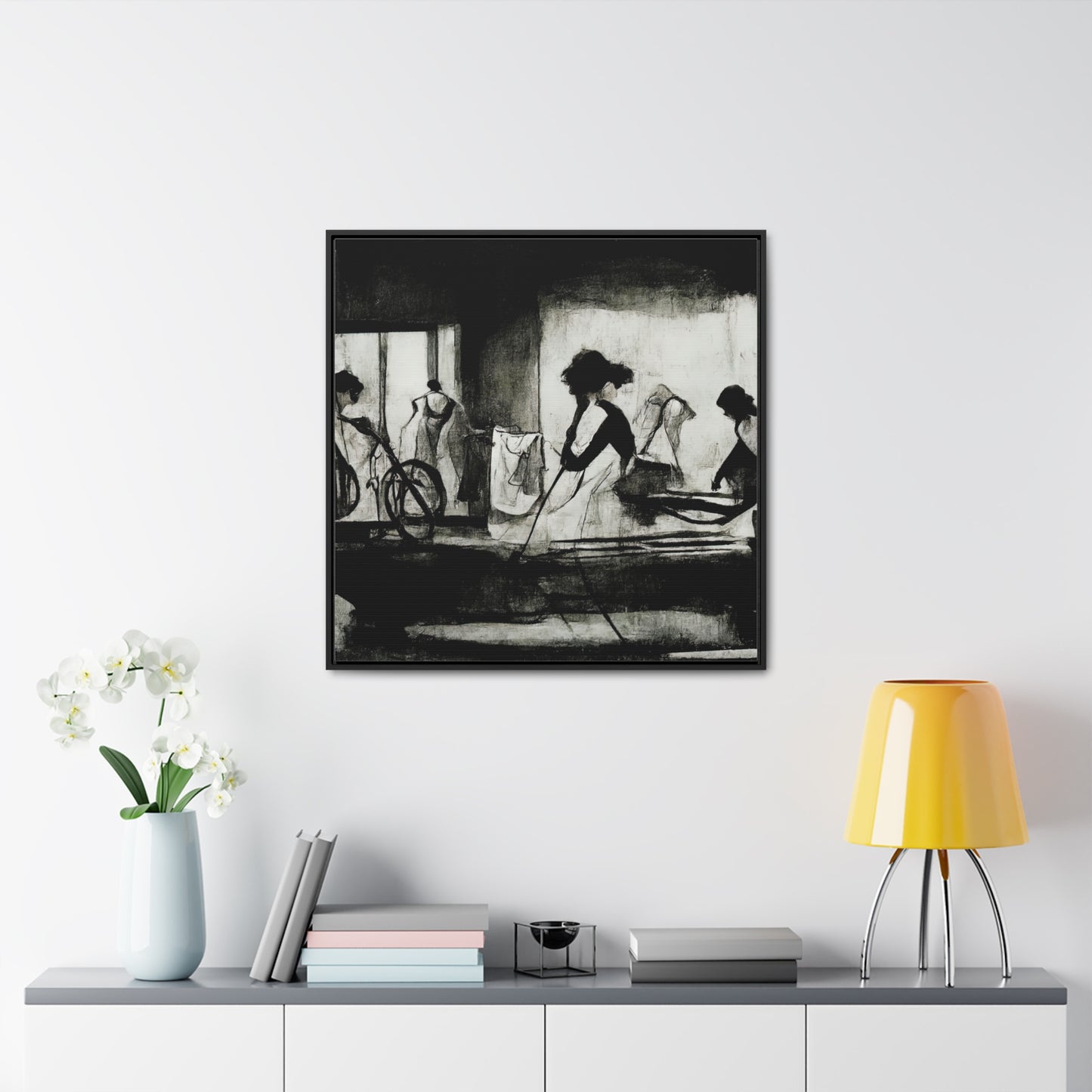 Domestic Memories 29, Valentinii, Gallery Canvas Wraps, Square Frame