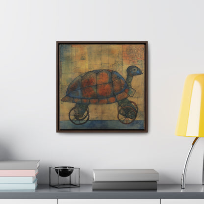 Turtle 18, Gallery Canvas Wraps, Square Frame