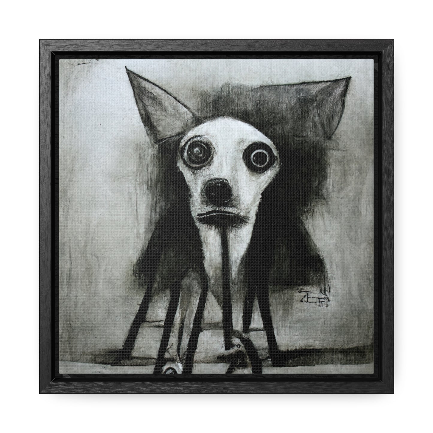 Dogs and Puppies 22, Valentinii, Gallery Canvas Wraps, Square Frame