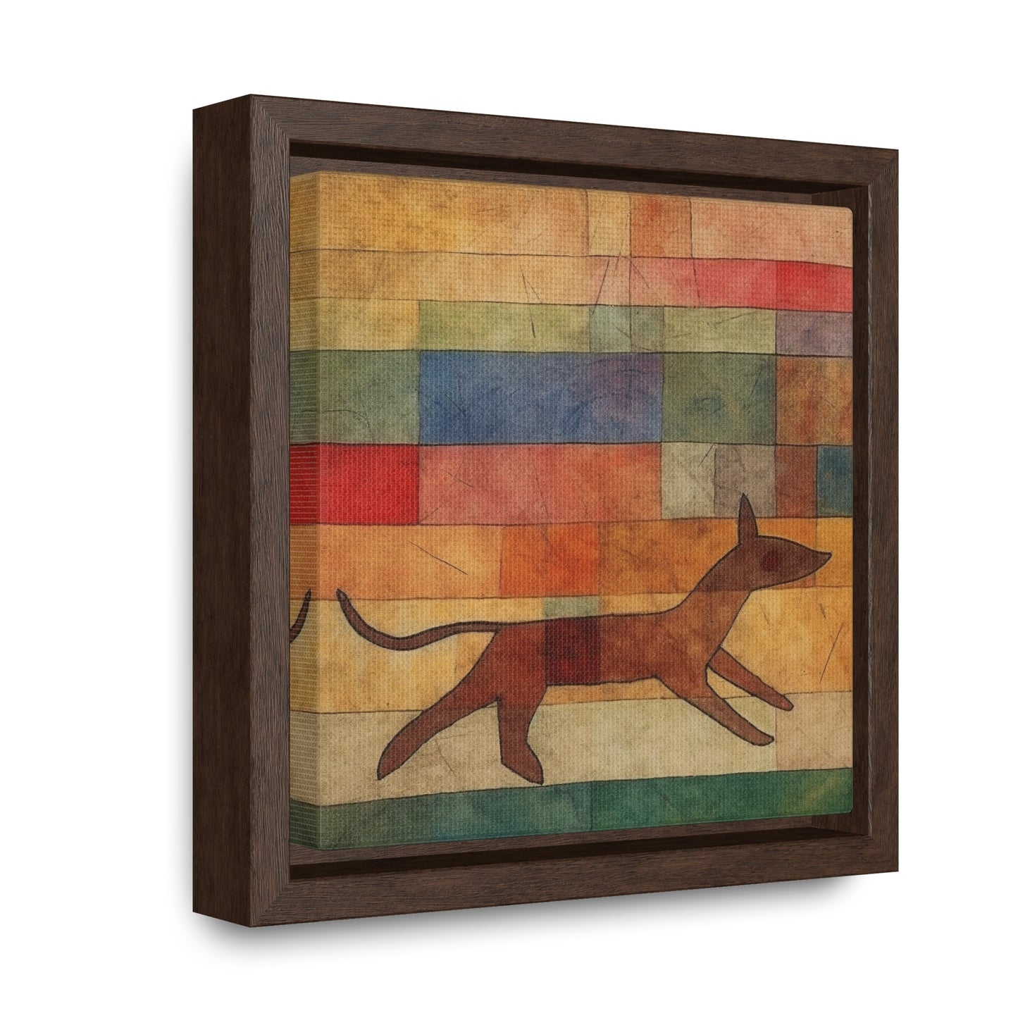 V Dog 10, Gallery Canvas Wraps, Square Frame