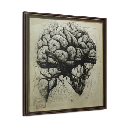 Brain 55, Valentinii, Gallery Canvas Wraps, Square Frame