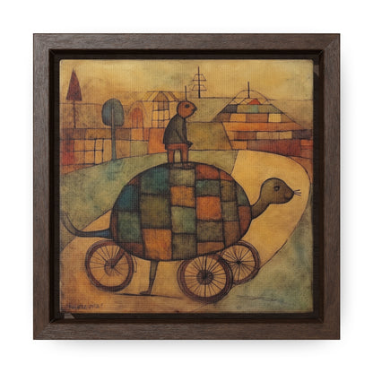 Turtle 14, Gallery Canvas Wraps, Square Frame