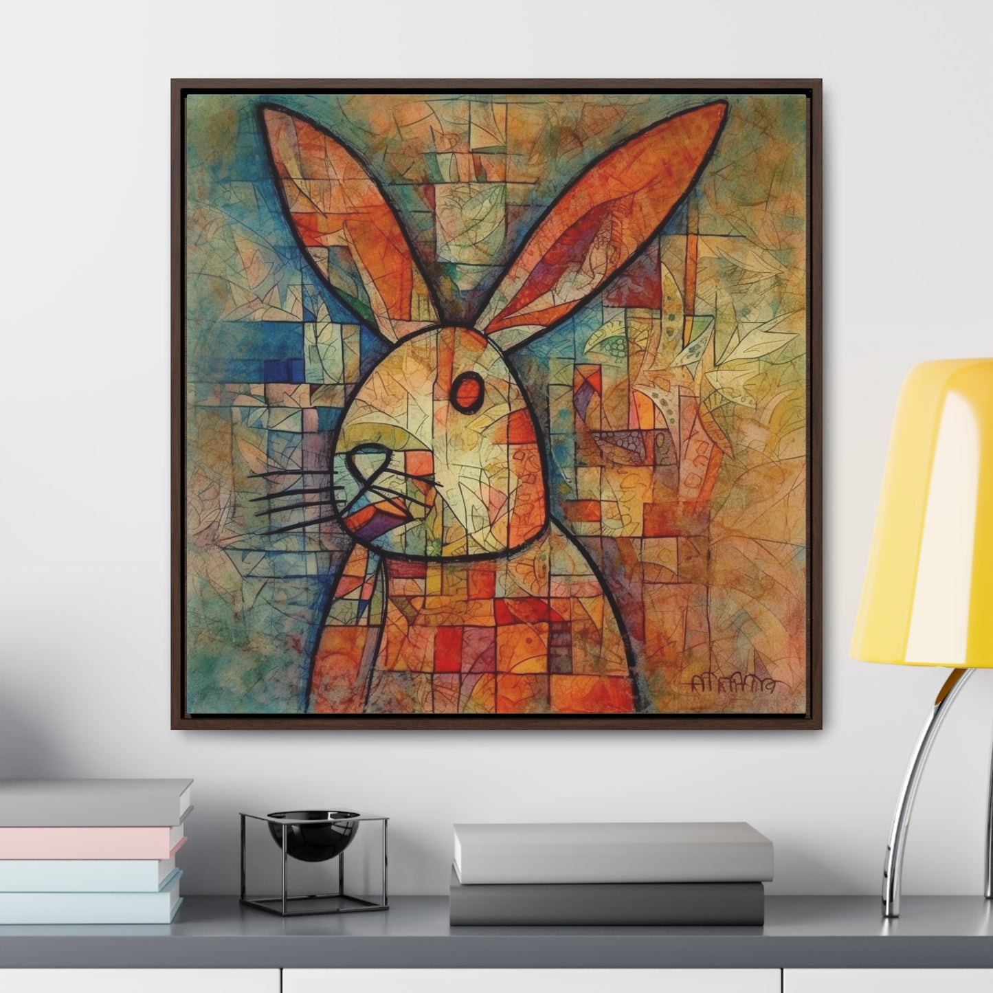 Rabbit 3, Gallery Canvas Wraps, Square Frame