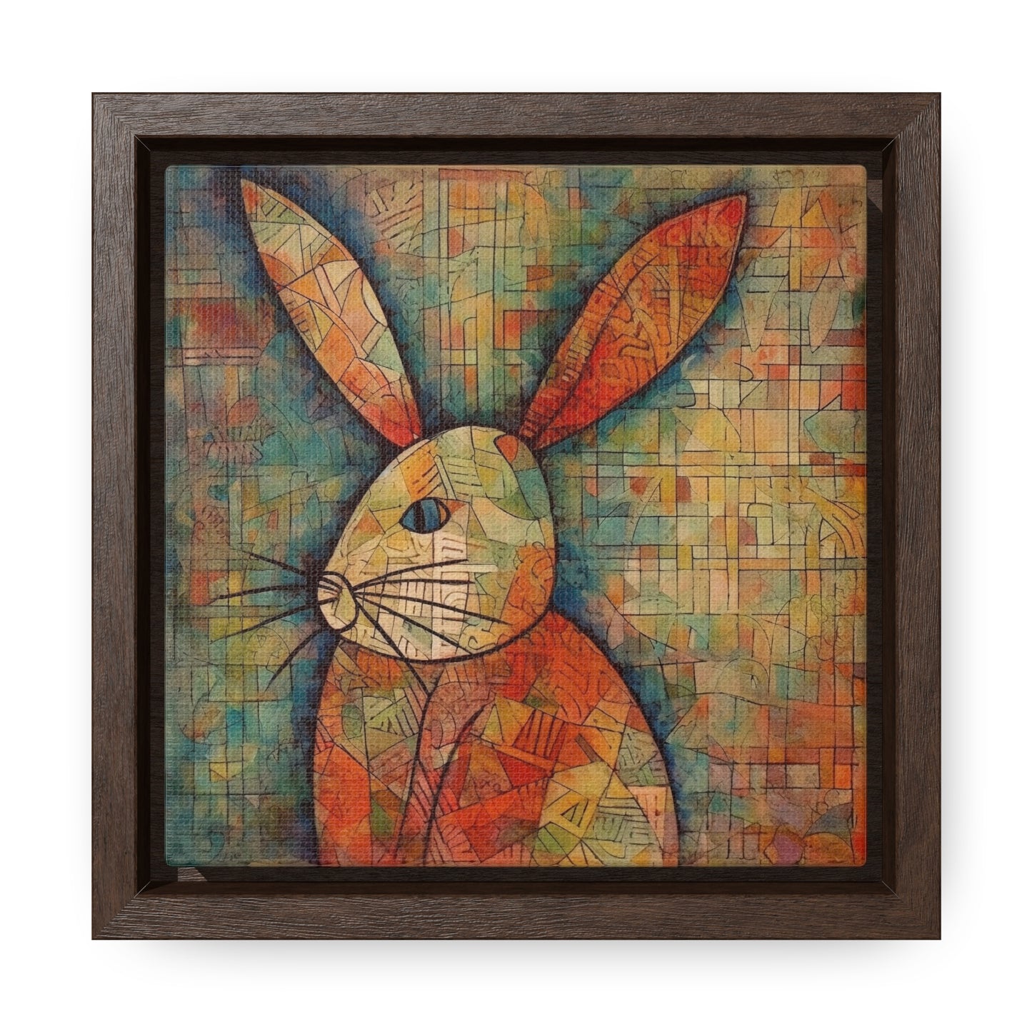 Rabbit 20, Gallery Canvas Wraps, Square Frame