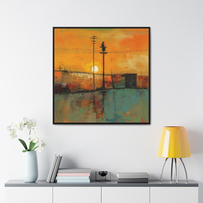 Land of the Sun 48, Valentinii, Gallery Canvas Wraps, Square Frame