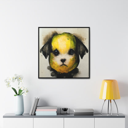 Dogs and Puppies 8, Valentinii, Gallery Canvas Wraps, Square Frame