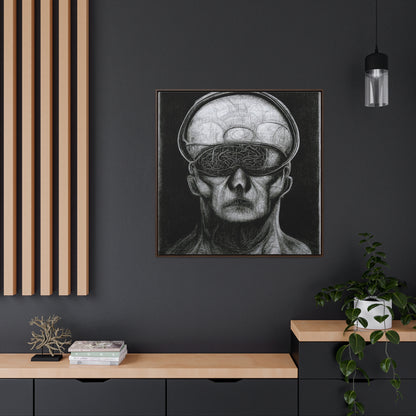 Brain 30, Valentinii, Gallery Canvas Wraps, Square Frame