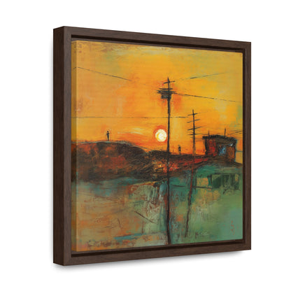 Land of the Sun 54, Valentinii, Gallery Canvas Wraps, Square Frame