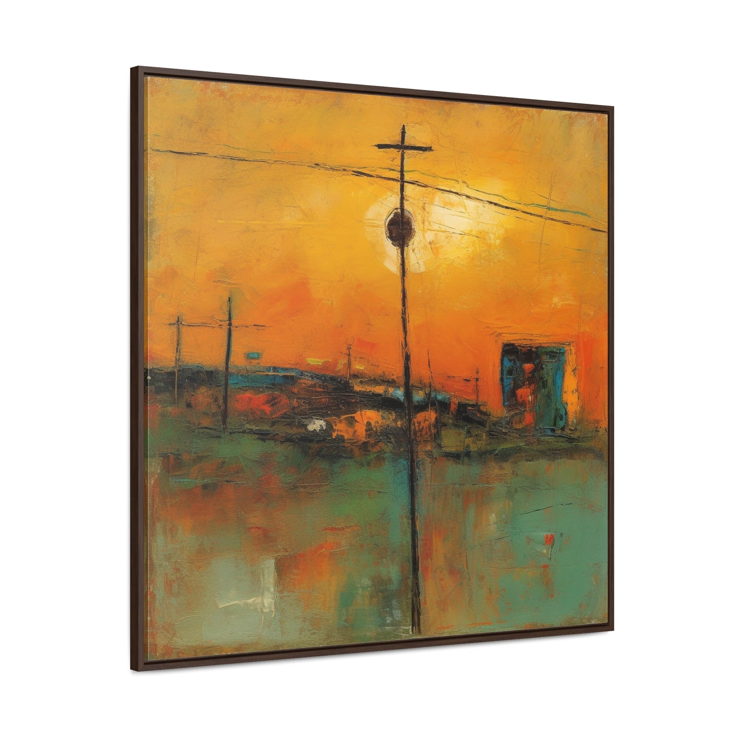 Land of the Sun 57, Valentinii, Gallery Canvas Wraps, Square Frame