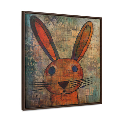 Rabbit 9, Gallery Canvas Wraps, Square Frame