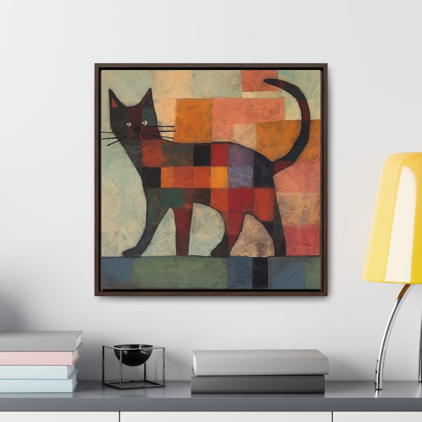 Cat 24, Gallery Canvas Wraps, Square Frame