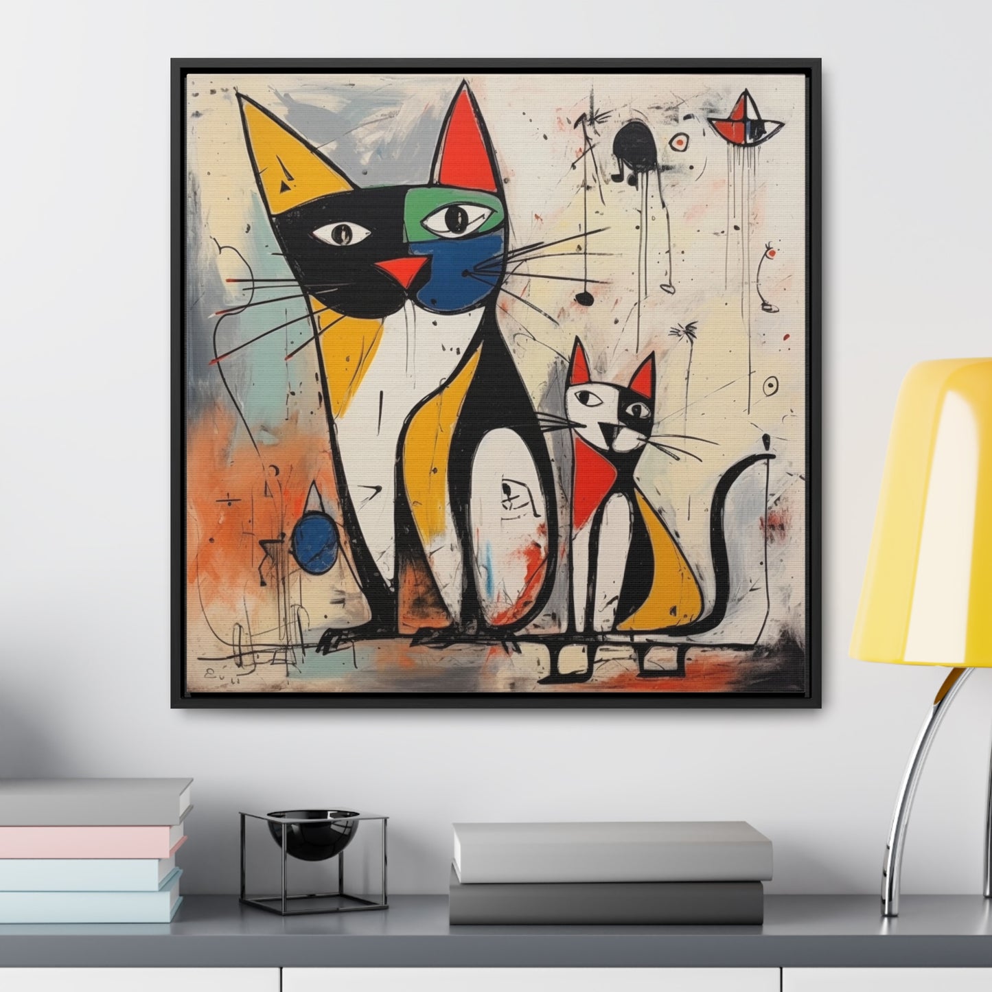 Cat 40, Gallery Canvas Wraps, Square Frame