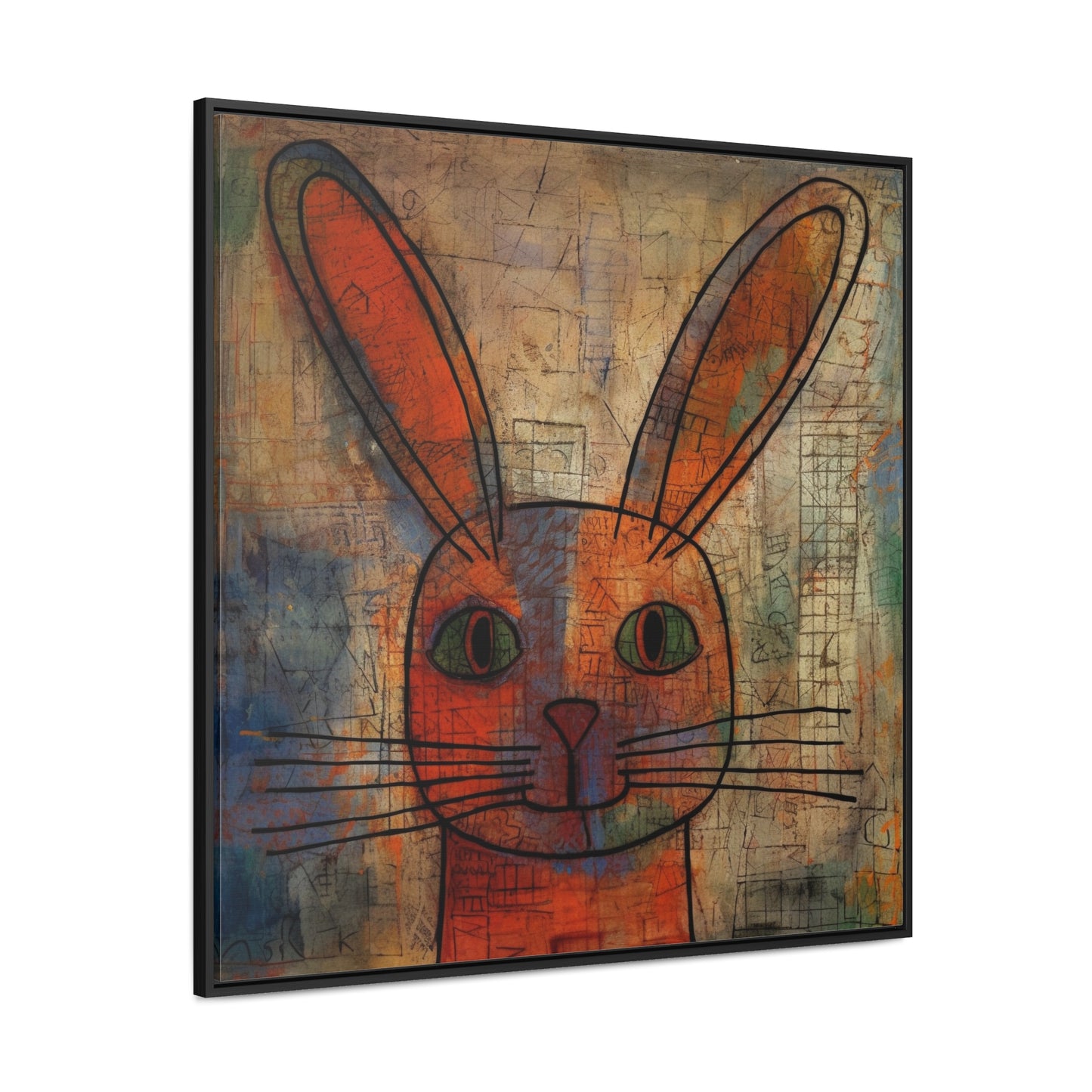 Rabbit 2, Gallery Canvas Wraps, Square Frame