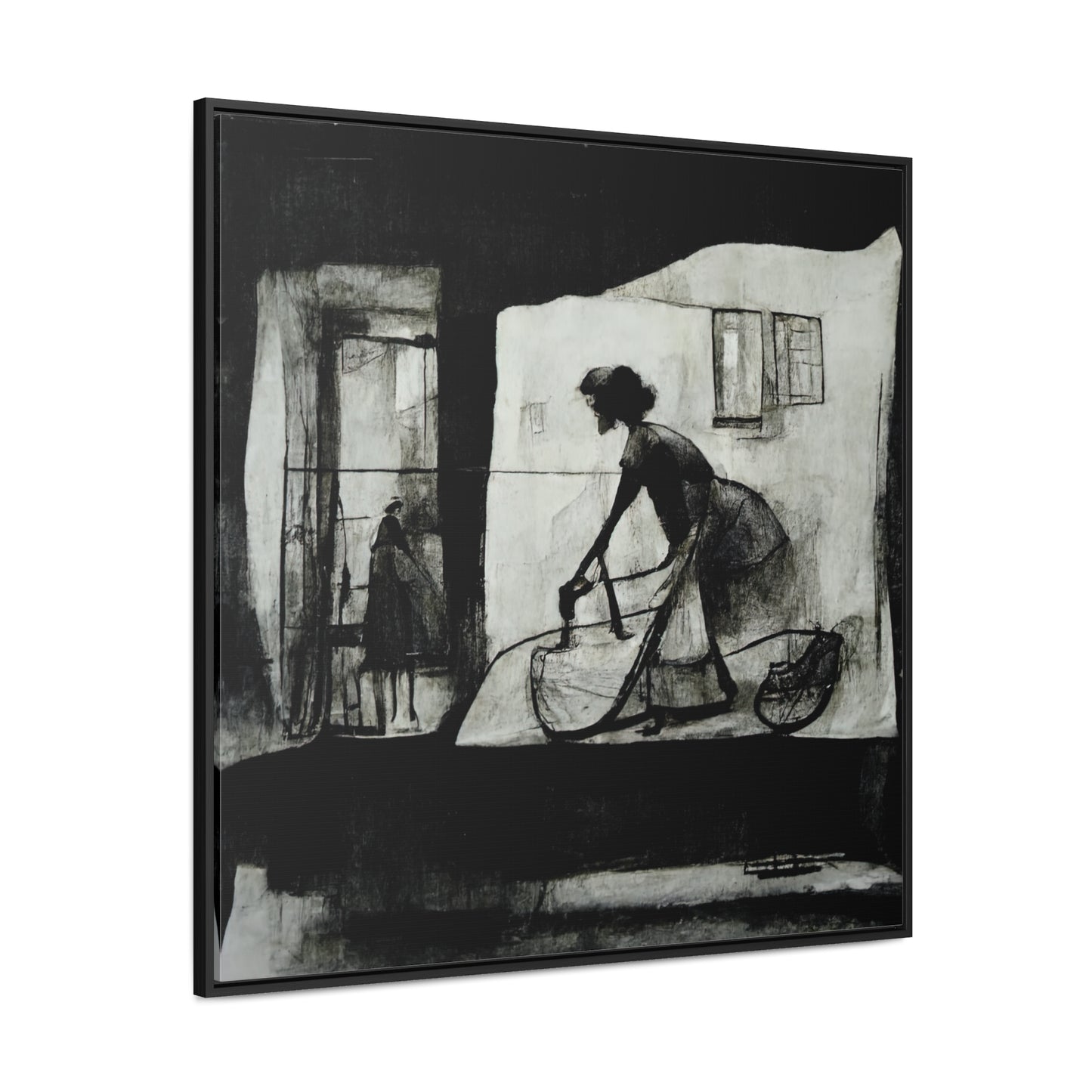 Domestic Memories 36, Valentinii, Gallery Canvas Wraps, Square Frame