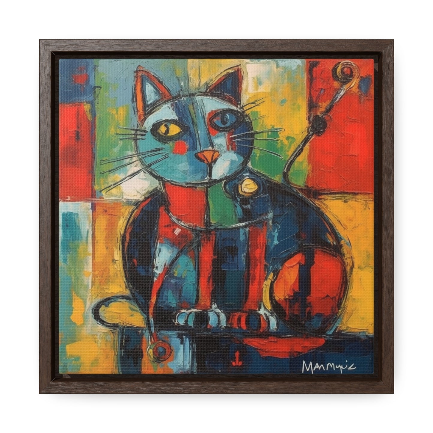 Cat 65, Gallery Canvas Wraps, Square Frame