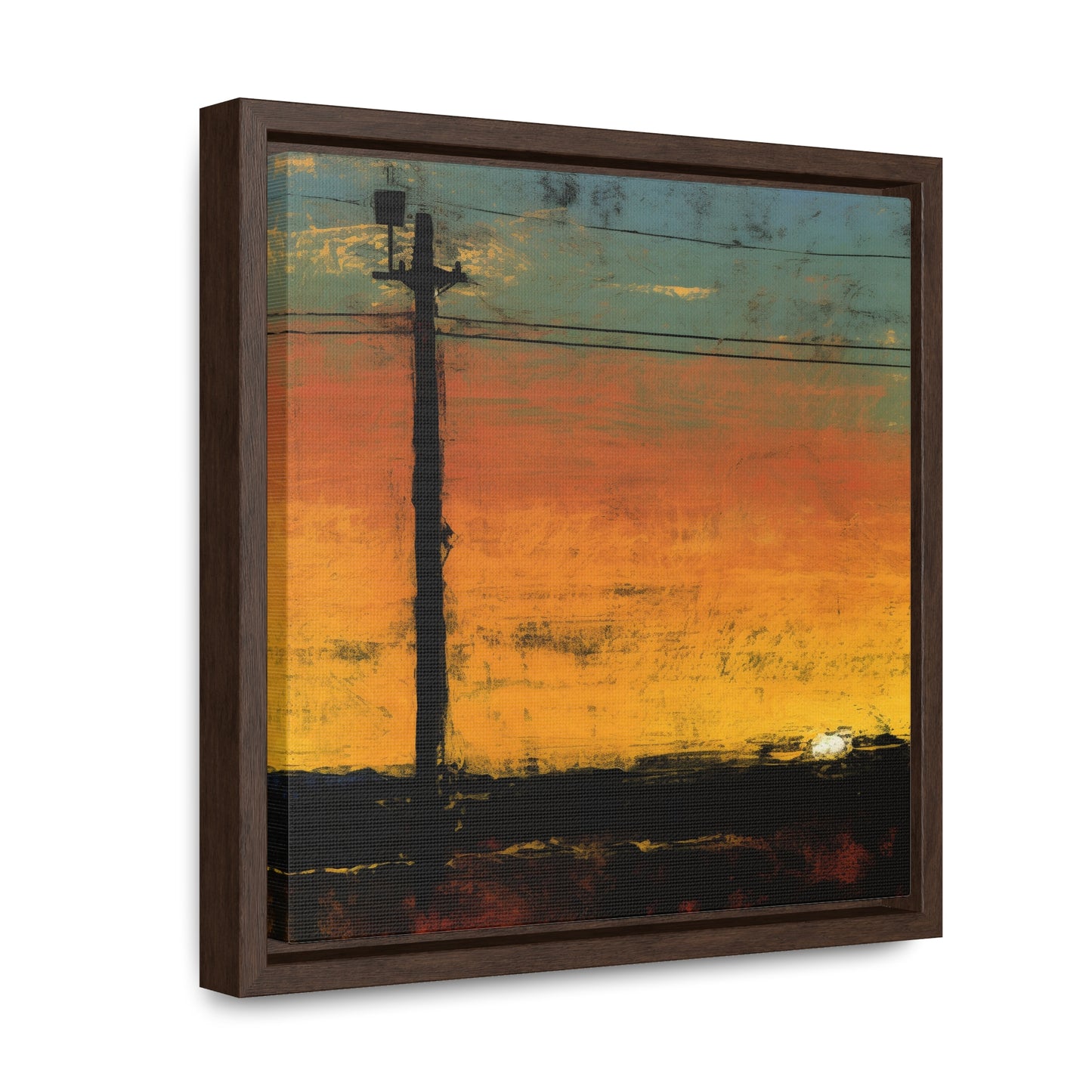 Land of the Sun 82, Valentinii, Gallery Canvas Wraps, Square Frame