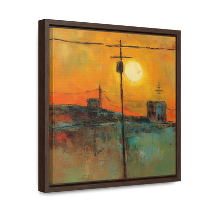 Land of the Sun 53, Valentinii, Gallery Canvas Wraps, Square Frame