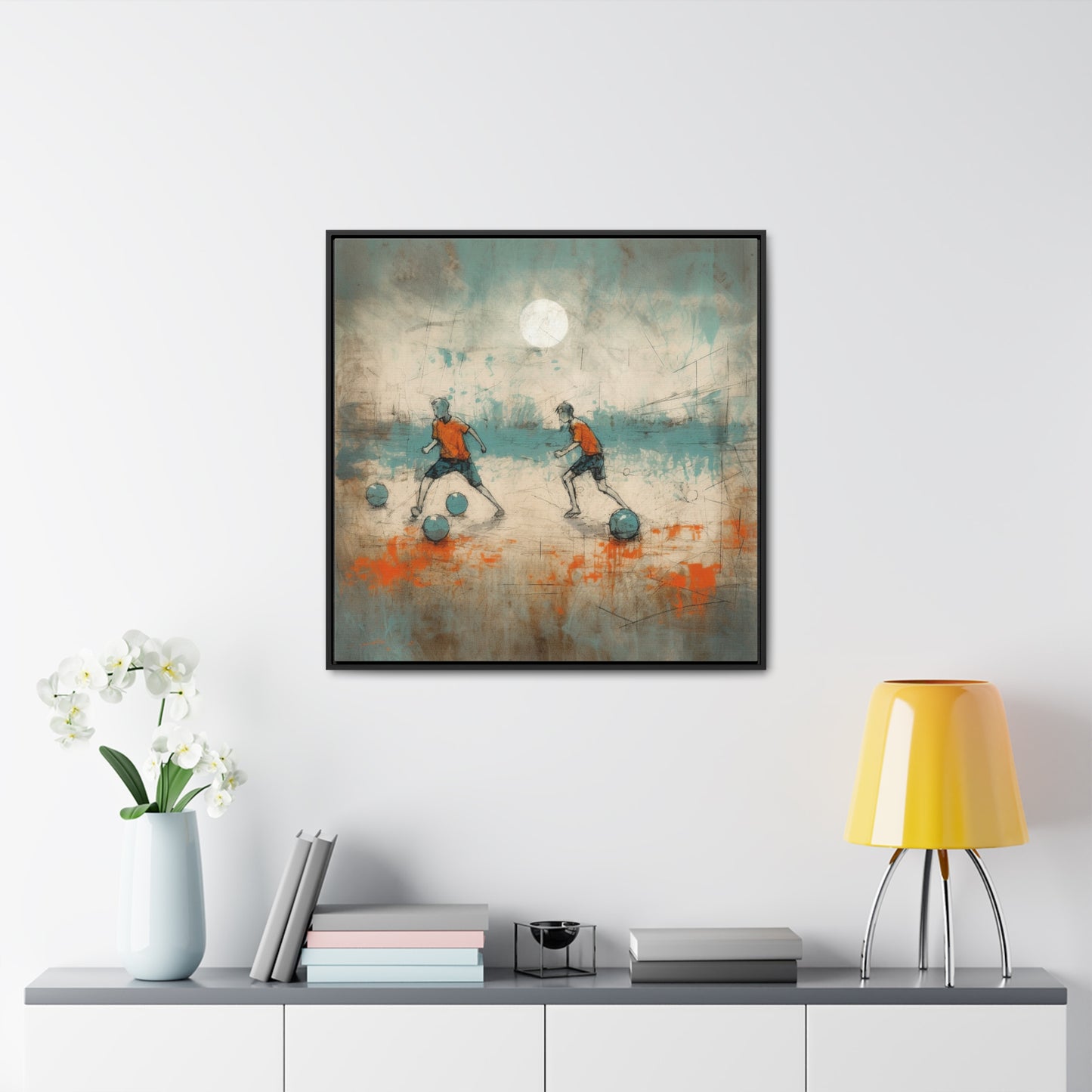 Childhood 39, Gallery Canvas Wraps, Square Frame