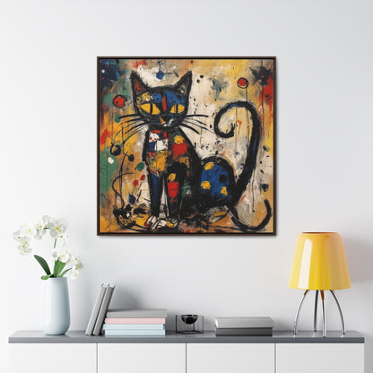 Cat 76, Gallery Canvas Wraps, Square Frame