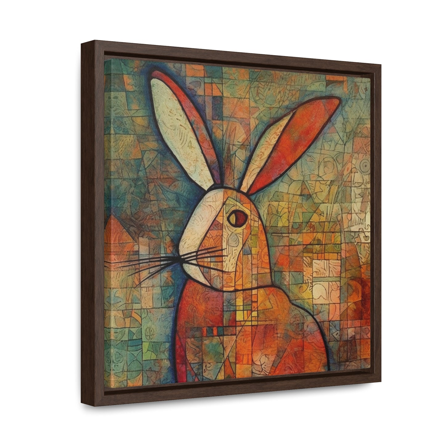 Rabbit 5, Gallery Canvas Wraps, Square Frame