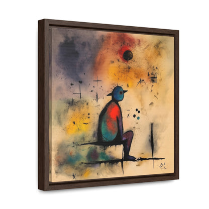 Sad Man 7, Valentinii, Gallery Canvas Wraps, Square Frame