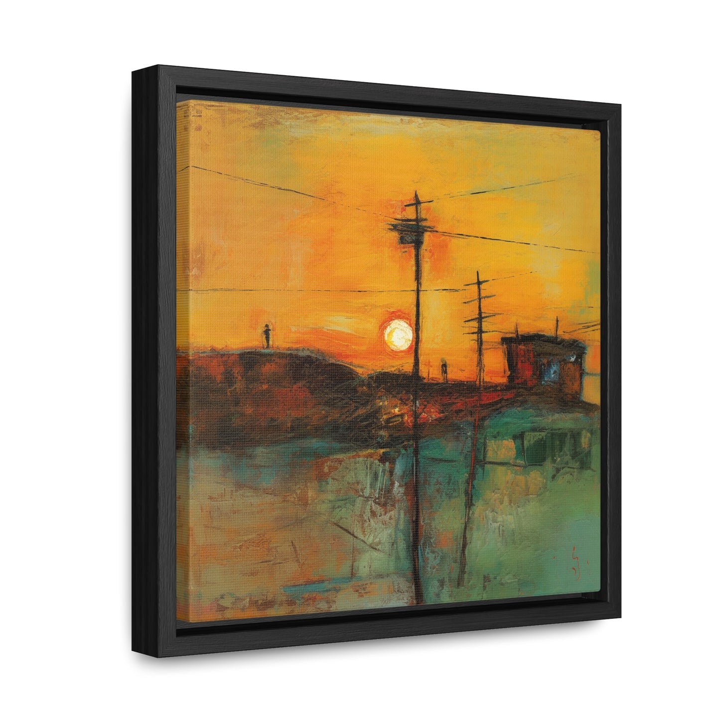 Land of the Sun 54, Valentinii, Gallery Canvas Wraps, Square Frame