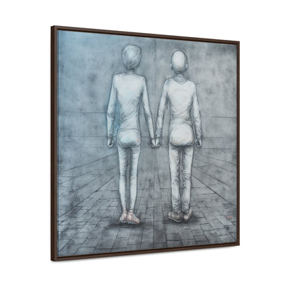 The Courage of Vulnerability 3, Valentinii, Gallery Canvas Wraps, Square Frame