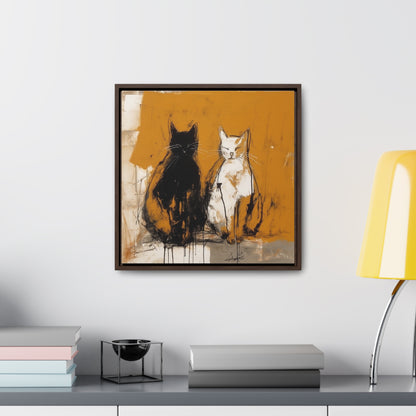 Cat 16, Gallery Canvas Wraps, Square Frame