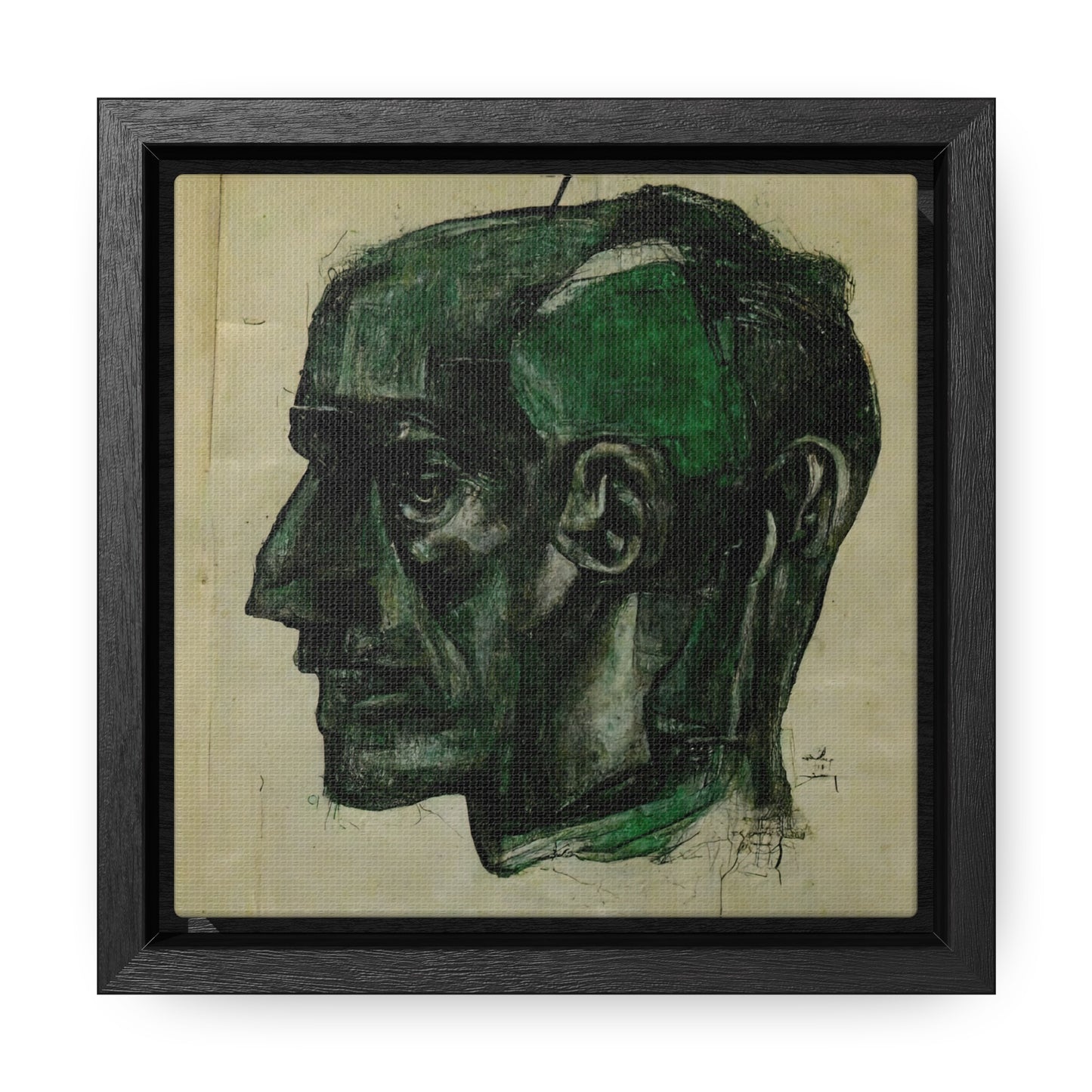 Heads 6, Valentinii, Gallery Canvas Wraps, Square Frame