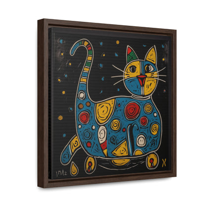 Cat 106, Gallery Canvas Wraps, Square Frame