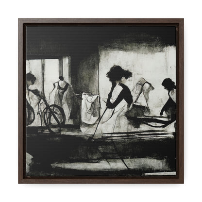 Domestic Memories 29, Valentinii, Gallery Canvas Wraps, Square Frame