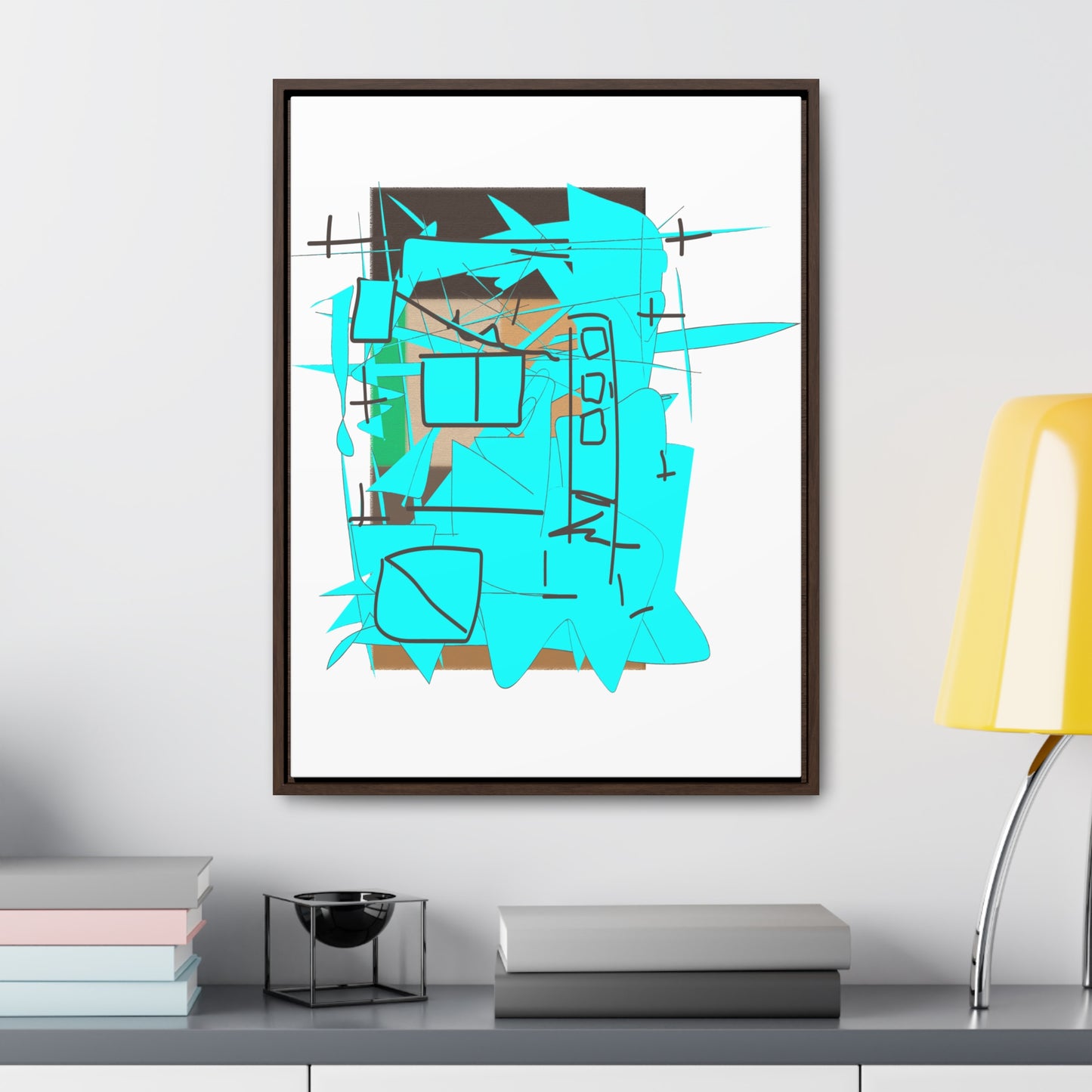 Naive City, Gallery Canvas Wraps, Vertical Frame