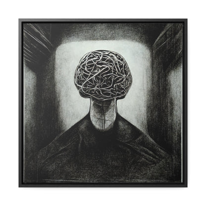 Brain 16, Valentinii, Gallery Canvas Wraps, Square Frame