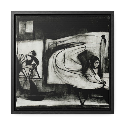 Domestic Memories 22, Valentinii, Gallery Canvas Wraps, Square Frame