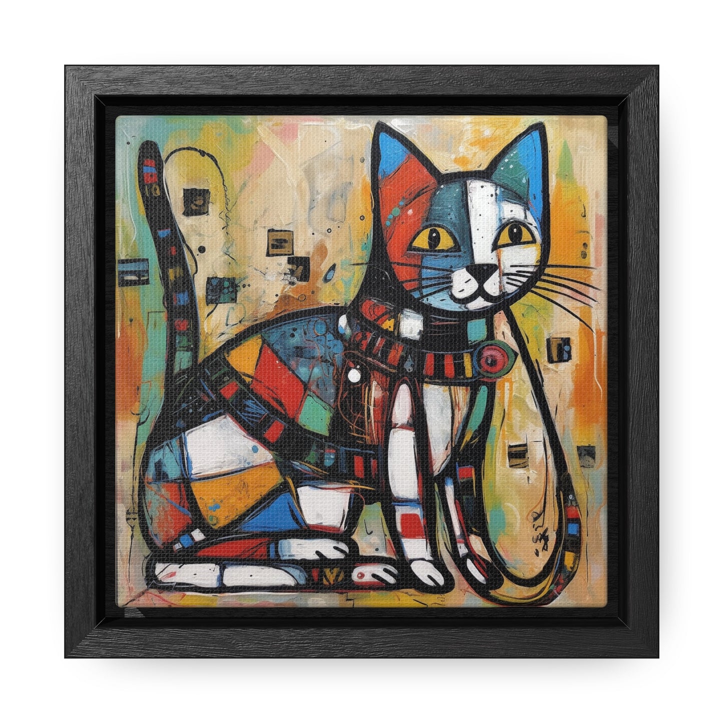 Cat 94, Gallery Canvas Wraps, Square Frame