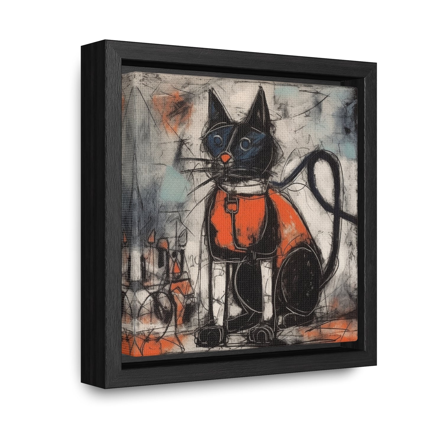 Cat 35, Gallery Canvas Wraps, Square Frame