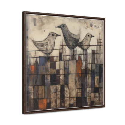 Bird 24, Gallery Canvas Wraps, Square Frame