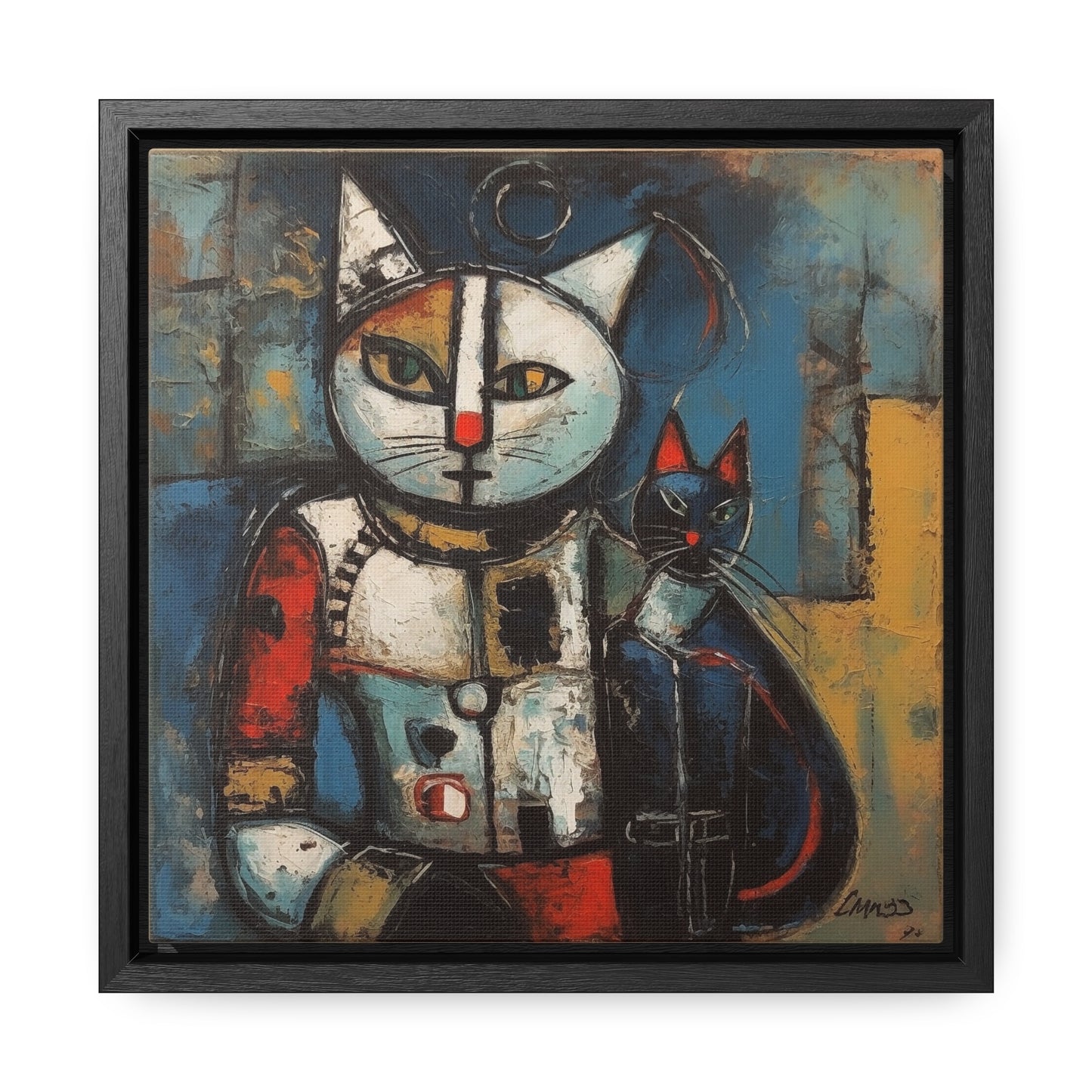 Cat 38, Gallery Canvas Wraps, Square Frame