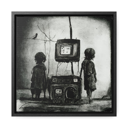 Childhood Wave 8, Valentinii, Gallery Canvas Wraps, Square Frame