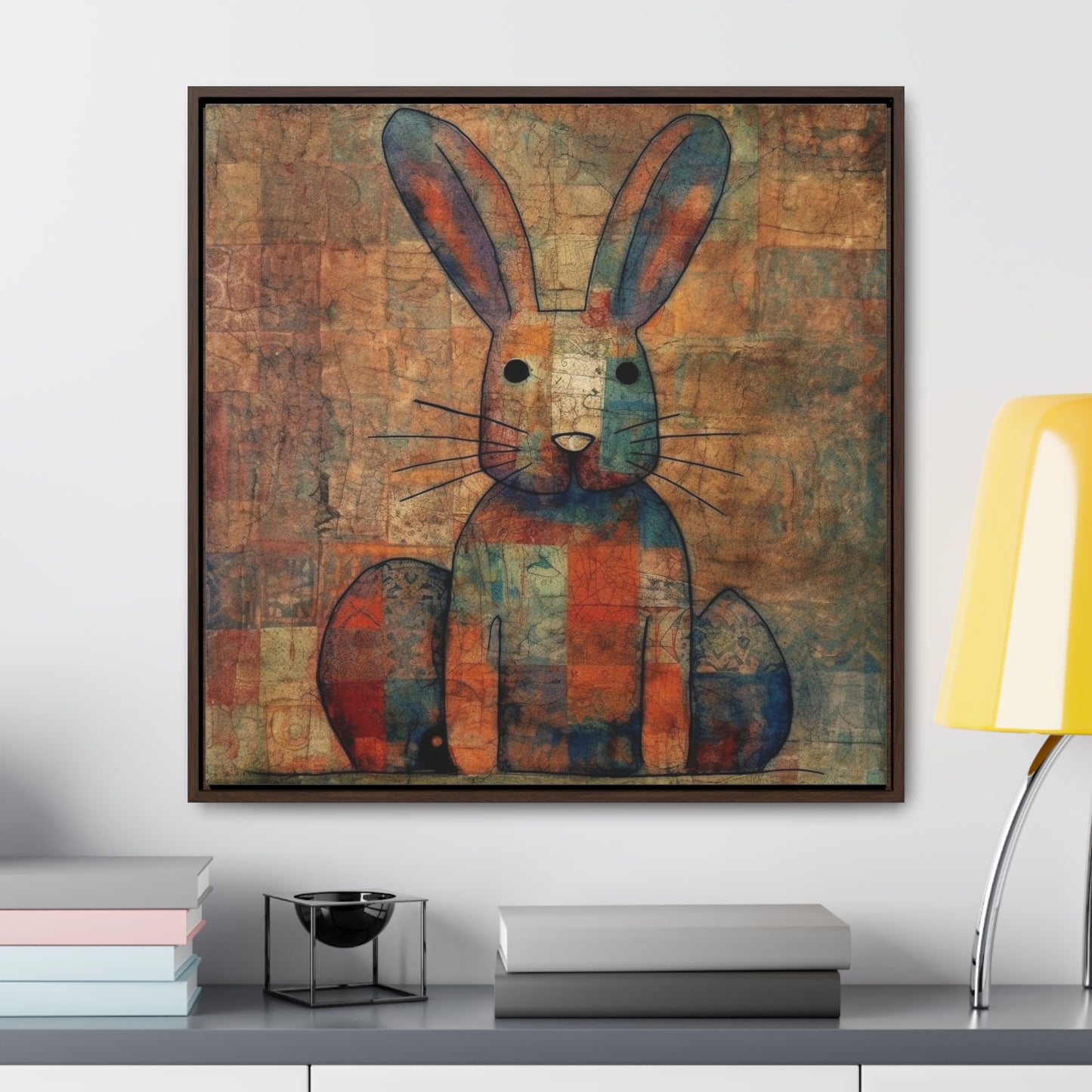 Rabbit 23, Gallery Canvas Wraps, Square Frame